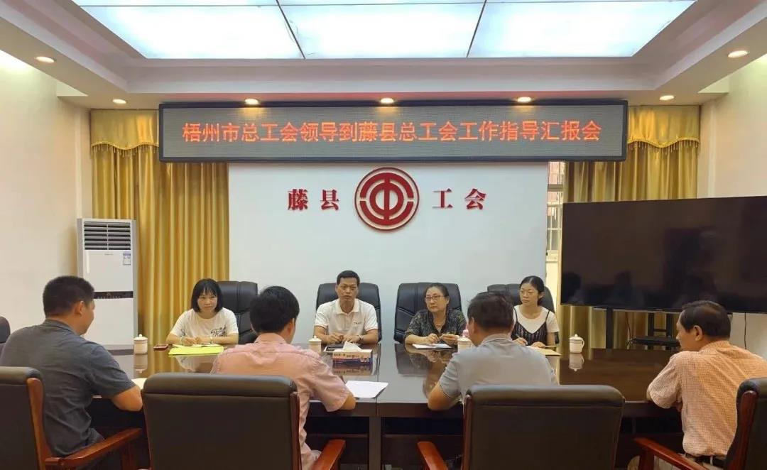 梧州市總工會領導到藤縣總工會開展調(diào)研活動