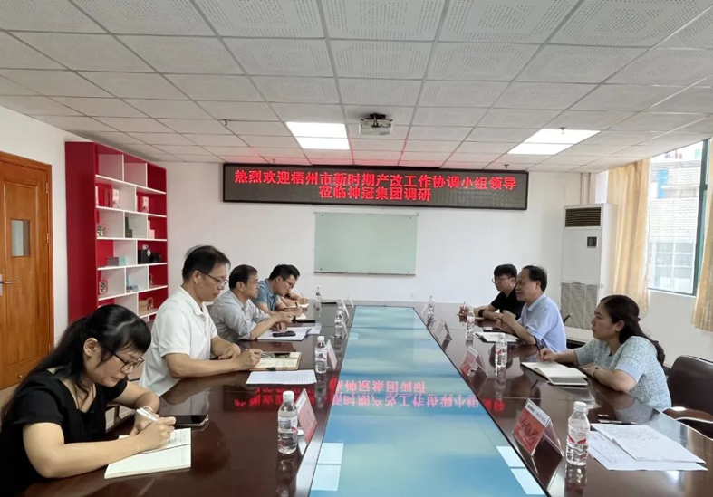 【產(chǎn)改工作進行時】謝善高到廣西神冠膠原生物集團有限公司調(diào)研產(chǎn)業(yè)工人隊伍建設(shè)改革工作情況