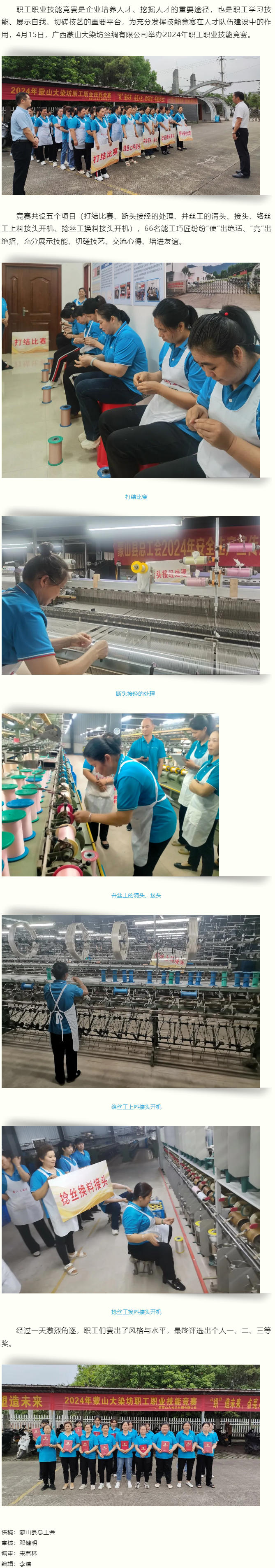 【基層動態(tài)】織&rdquo;造未來、點亮人生--2024蒙山大染坊職工職業(yè)技能競賽舉辦.png
